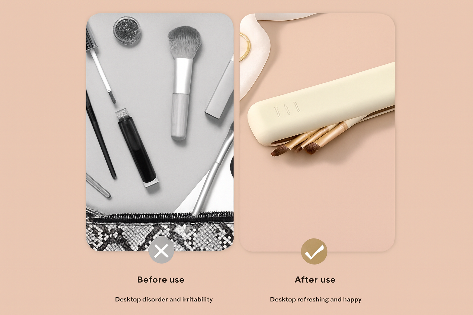 Silicone Makeup Storage Set