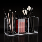 Transparent Acrylic Makeup Brush Storage Organizer and Tool Holder