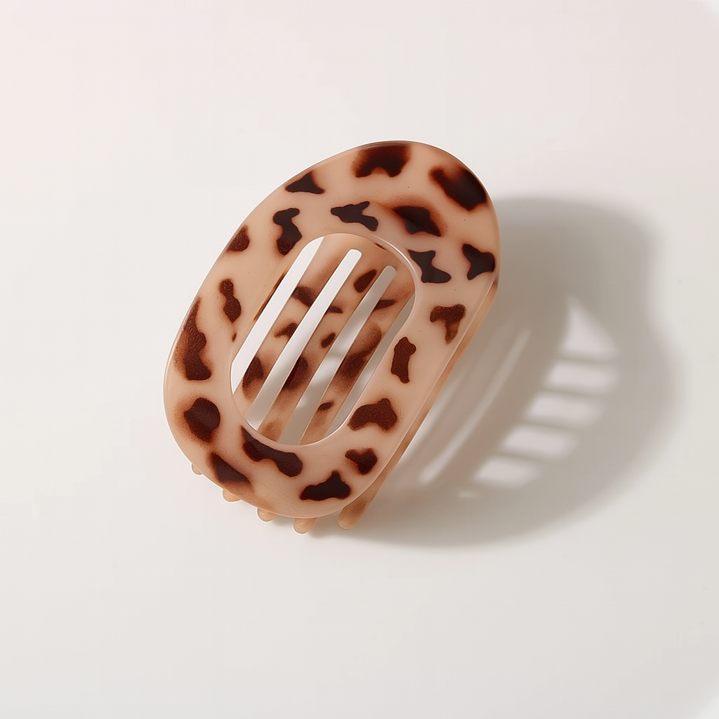 Cerace Fashion Oval Flat Hair Clips for Women French Concord Hair Clip