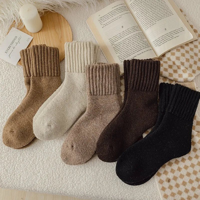 Buy One get One Free Cerace Women’s Cozy Mid-Calf Socks